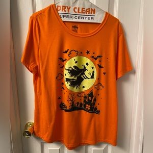 Glow in dark Halloween shirt.